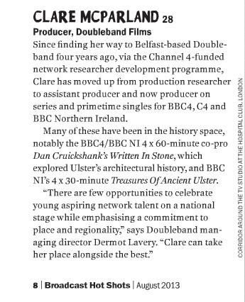 clareMcParlandbroadcast